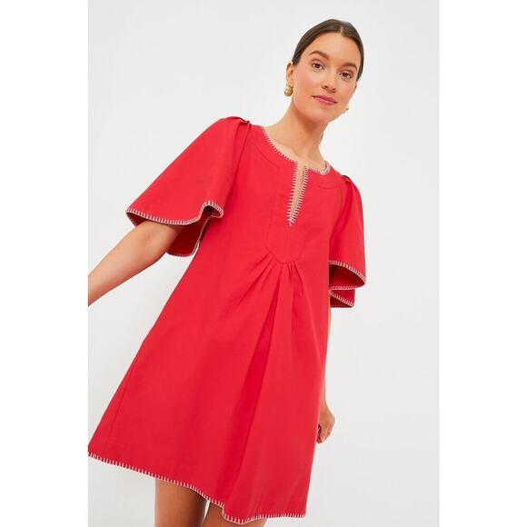 Pomander Place Dresses & Skirts - POMANDER PLACE Poppy Stitch Finley Flutter Sleeve Dress Size XL NWT